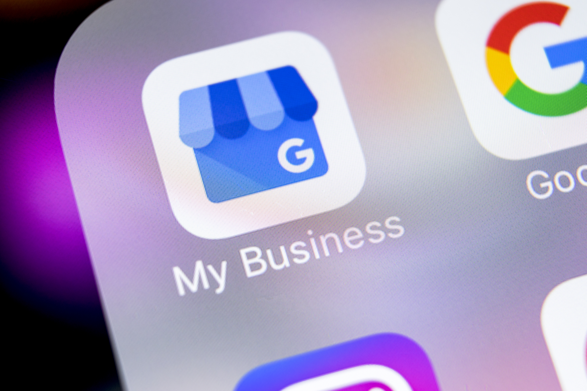 Bild mit dem Icon für Google My Business
